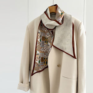 MaraSilk Pure Mulberry Silk Scarf - Ribbon Crepe Satin MS840