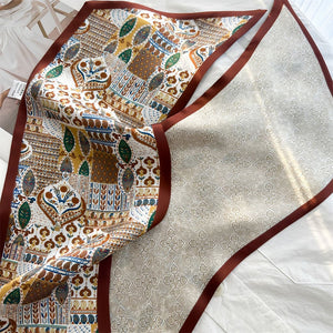 MaraSilk Pure Mulberry Silk Scarf - Ribbon Crepe Satin MS840