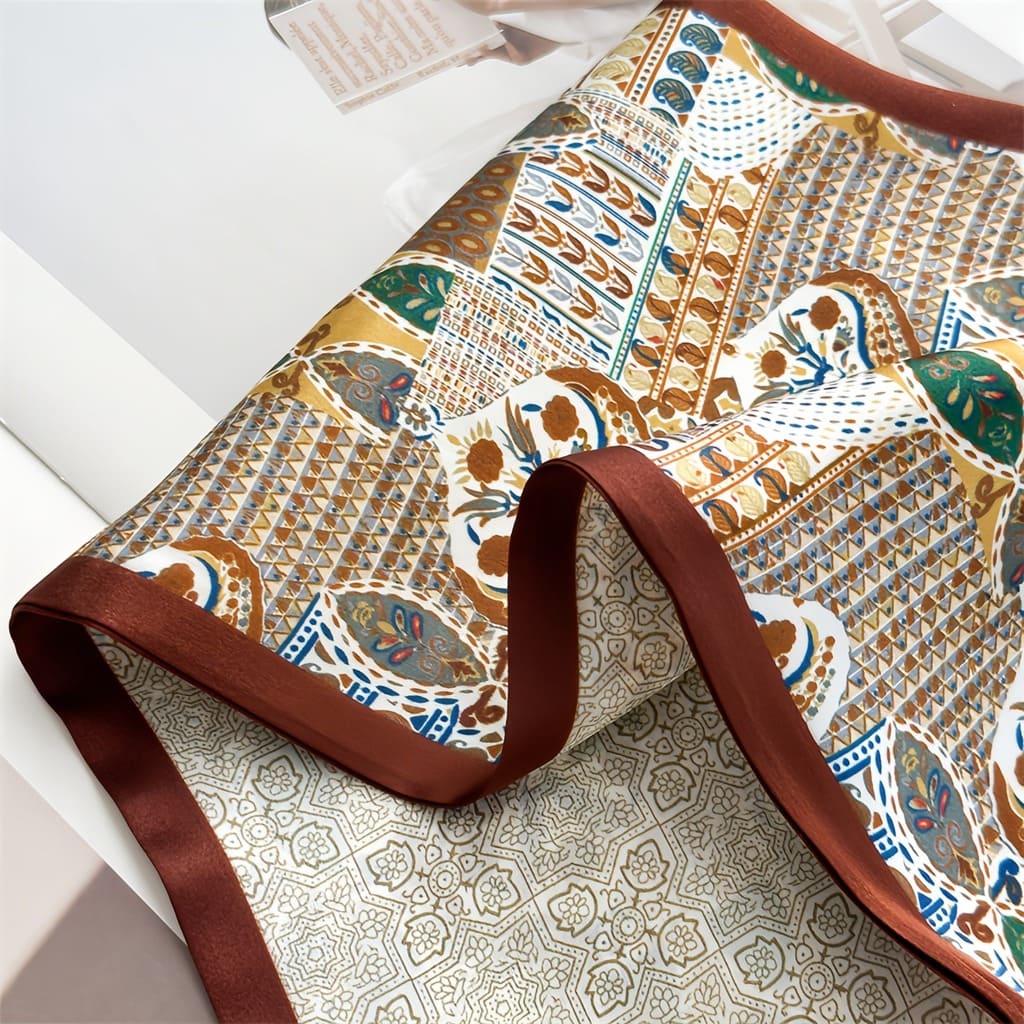 MaraSilk Pure Mulberry Silk Scarf - Ribbon Crepe Satin MS840