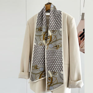 MaraSilk Pure Mulberry Silk Scarf - Ribbon Crepe Satin MS840