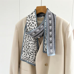 MaraSilk Pure Mulberry Silk Scarf - Ribbon Crepe Satin MS840