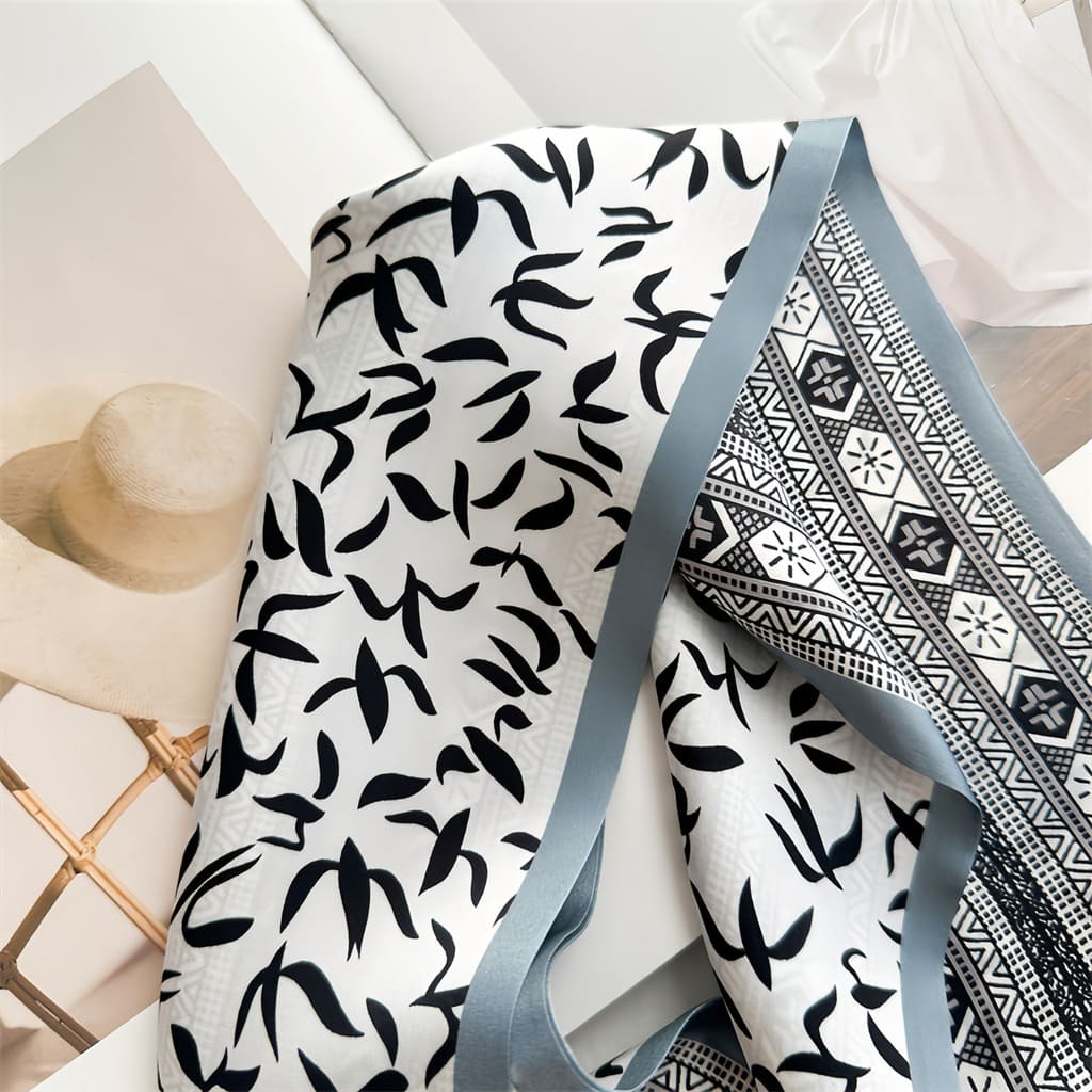 MaraSilk Pure Mulberry Silk Scarf - Ribbon Crepe Satin MS840