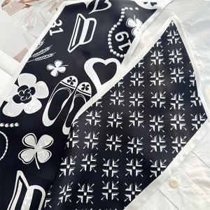 MaraSilk Pure Mulberry Silk Scarf - Ribbon Crepe Satin MS841