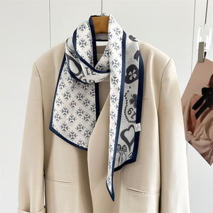 MaraSilk Pure Mulberry Silk Scarf - Ribbon Crepe Satin MS841