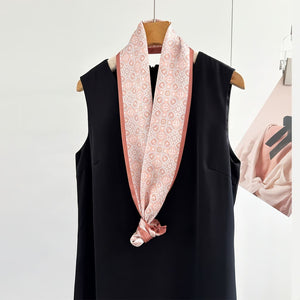 MaraSilk Pure Mulberry Silk Scarf - Ribbon Crepe Satin MS842