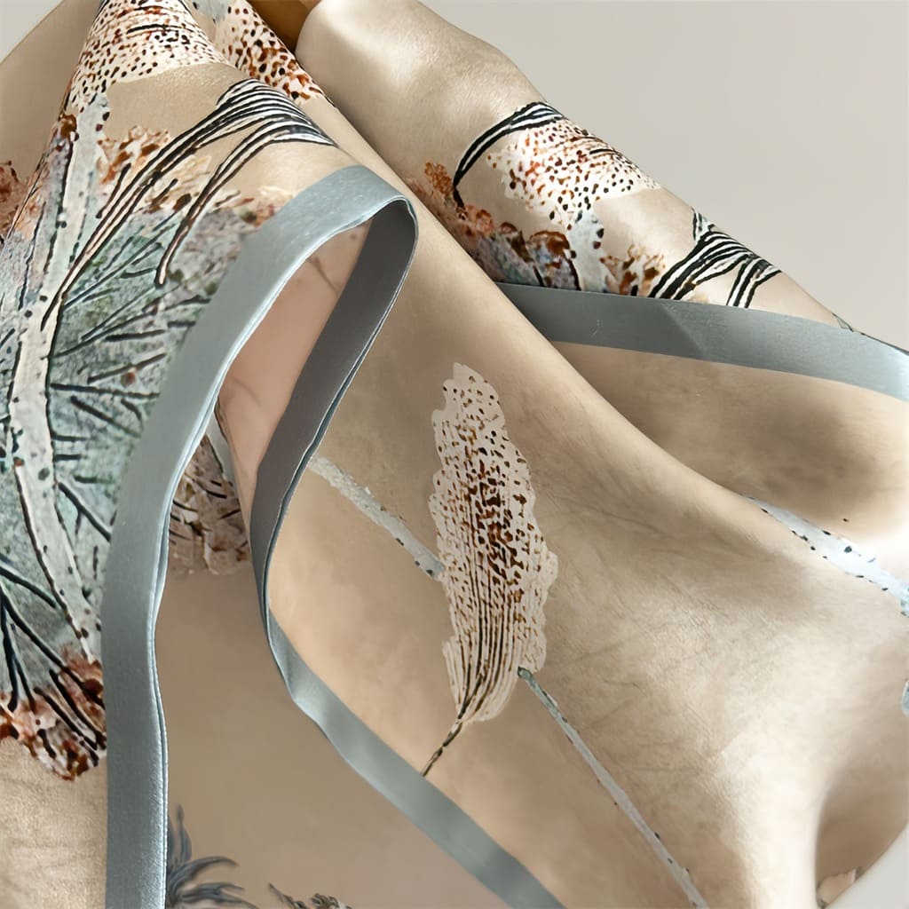 MaraSilk Pure Mulberry Silk Scarf - Ribbon Crepe Satin MS842