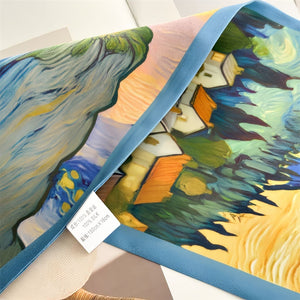 MaraSilk Pure Mulberry Silk Scarf - Ribbon Crepe Satin MS843