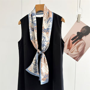 MaraSilk Pure Mulberry Silk Scarf - Ribbon Crepe Satin MS843