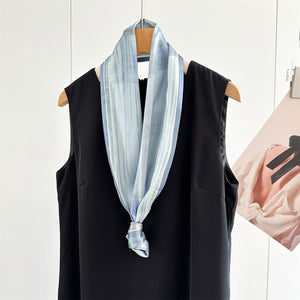 MaraSilk Pure Mulberry Silk Scarf - Ribbon Crepe Satin MS843