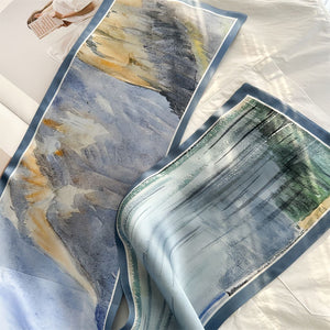 MaraSilk Pure Mulberry Silk Scarf - Ribbon Crepe Satin MS843