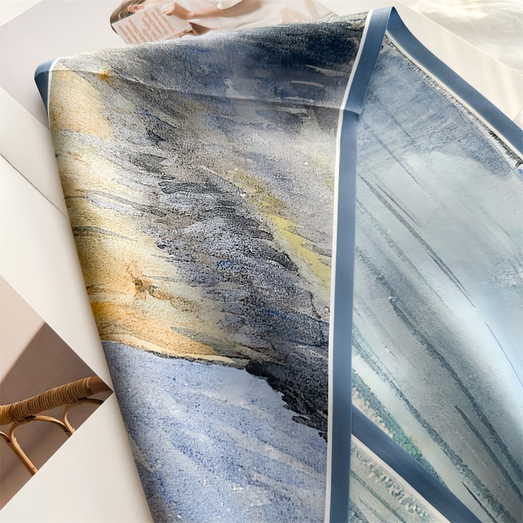 MaraSilk Pure Mulberry Silk Scarf - Ribbon Crepe Satin MS843